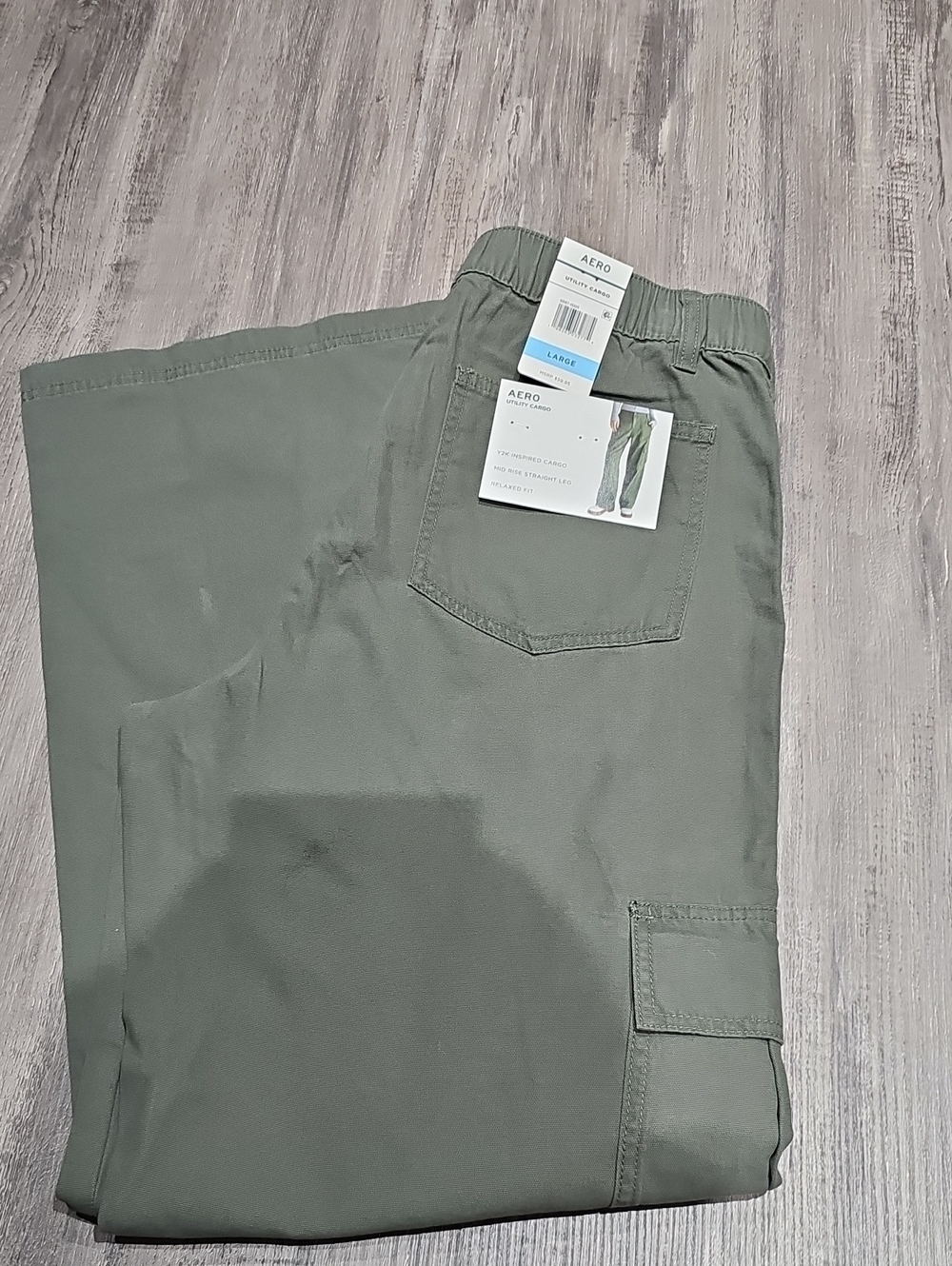 Aeropostale Olive Green Straight Leg Pants
